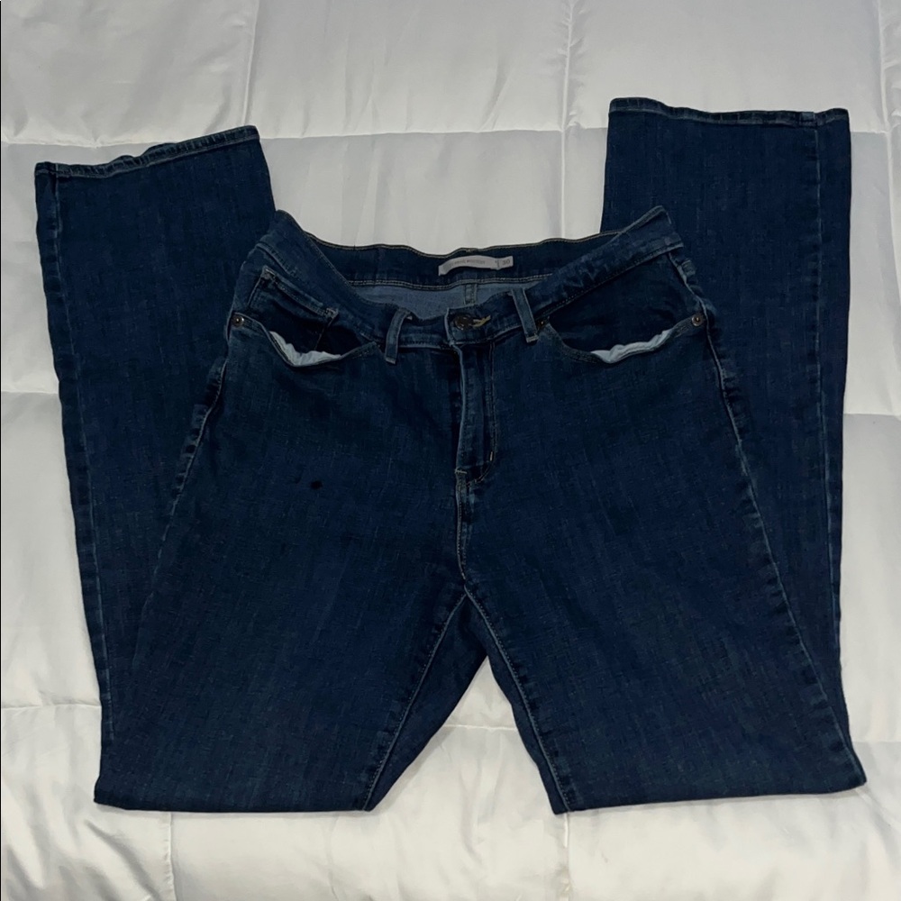 LEVI'S Dark Blue Women’s Jeans - Classic Bootcut Size 30. some minor flaws.
